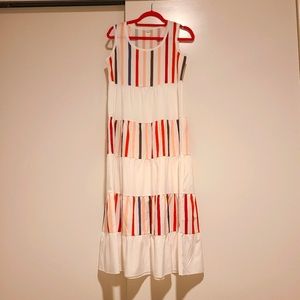 NWOT Taylor Fashion maxi tiered dress
